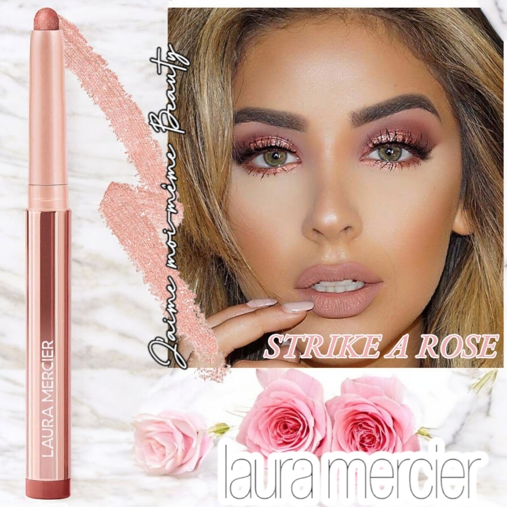 Laura Mercier Strike A Rose Caviar Cream Eyeshadow Stick (SHIMMERING DEEP ROSE)